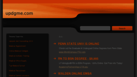 What Updgme.com website looked like in 2012 (11 years ago)