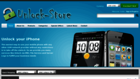 What Unlock-store.com website looked like in 2012 (11 years ago)