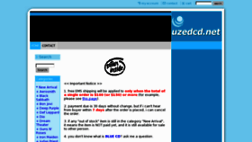 What Uzedcd.net website looked like in 2012 (11 years ago)
