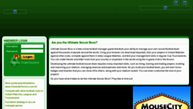 What Ultimatesoccerboss.com website looked like in 2013 (11 years ago)