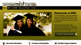 What Universitiesinusa.net website looked like in 2013 (11 years ago)