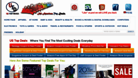 What Ustopdeals.com website looked like in 2013 (11 years ago)