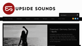 What Upsidesounds.com website looked like in 2013 (11 years ago)