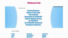 What Ultrasurf.net website looked like in 2013 (10 years ago)
