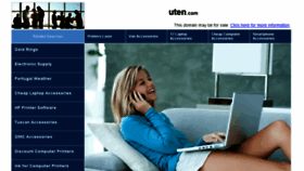 What Uten.com website looked like in 2013 (10 years ago)