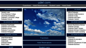 What Udel.com website looked like in 2013 (10 years ago)