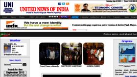 What Uniindia.net website looked like in 2013 (10 years ago)