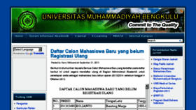 What Umb.ac.id website looked like in 2013 (10 years ago)