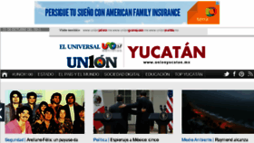 What Unionyucatan.com website looked like in 2013 (10 years ago)