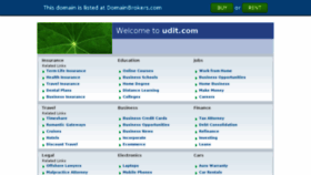 What Udit.com website looked like in 2013 (10 years ago)