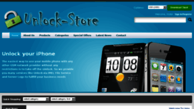 What Unlock-store.com website looked like in 2013 (10 years ago)