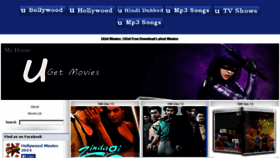 What Ugetmovie.com website looked like in 2013 (10 years ago)