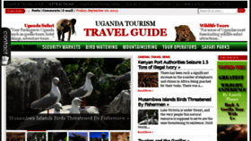 What Ugandatourismguide.com website looked like in 2014 (10 years ago)