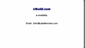 What Ubuild.com website looked like in 2014 (10 years ago)