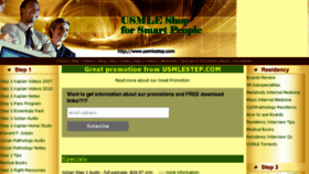 What Usmlestep.com website looked like in 2014 (10 years ago)