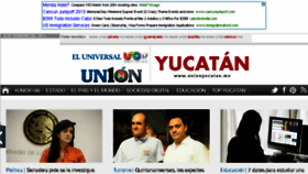 What Unionyucatan.com website looked like in 2014 (10 years ago)