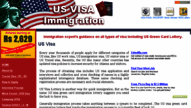 What Usvisa.in website looked like in 2014 (10 years ago)