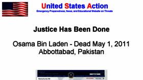 What Unitedstatesaction.com website looked like in 2014 (10 years ago)