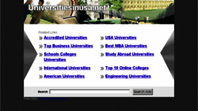 What Universitiesinusa.net website looked like in 2014 (10 years ago)