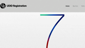 What Udidregistration.net website looked like in 2014 (11 years ago)