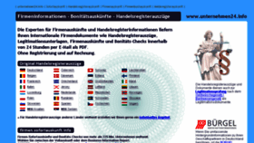 What Unternehmen24.info website looked like in 2014 (10 years ago)