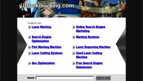 What Ubookmarking.com website looked like in 2014 (10 years ago)