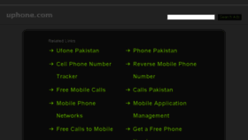 What Uphone.com website looked like in 2014 (10 years ago)