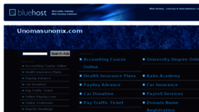 What Unomasunomx.com website looked like in 2014 (9 years ago)
