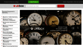 What Ukibox.com website looked like in 2014 (10 years ago)