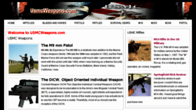 What Usmcweapons.com website looked like in 2014 (9 years ago)