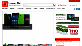 What Uzmanabi.com website looked like in 2014 (9 years ago)