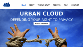 What Urbancloud.com website looked like in 2014 (9 years ago)
