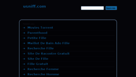 What Usniff.com website looked like in 2014 (9 years ago)