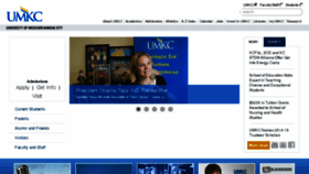 What Umkc.com website looked like in 2014 (9 years ago)