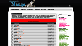What Unixmanga.co website looked like in 2014 (9 years ago)