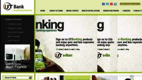 What Utbankghana.com website looked like in 2014 (9 years ago)