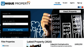 What Uniqueproperty.com website looked like in 2014 (9 years ago)