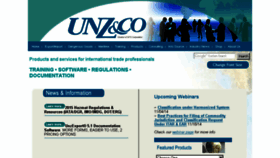 What Unzco.com website looked like in 2014 (9 years ago)