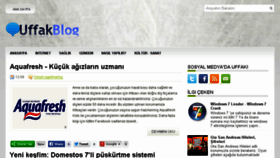 What Uffak.com website looked like in 2014 (9 years ago)