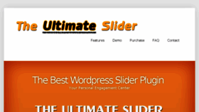 What Ultimateslider.com website looked like in 2014 (9 years ago)