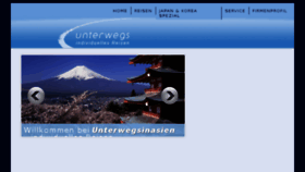What Unterwegsinasien.de website looked like in 2014 (9 years ago)