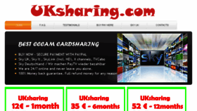 What Uksharing.com website looked like in 2014 (9 years ago)