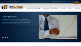 What Unipartner.fr website looked like in 2015 (9 years ago)