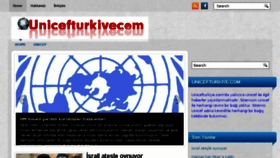 What Unicefturkiye.com website looked like in 2015 (9 years ago)