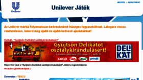 What Unileverjatek.hu website looked like in 2015 (9 years ago)