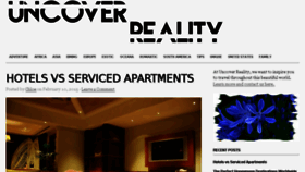 What Uncoverreality.com website looked like in 2015 (9 years ago)