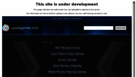 What Upsetgames.com website looked like in 2015 (9 years ago)