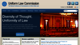 What Uniformlawcommission.com website looked like in 2015 (9 years ago)