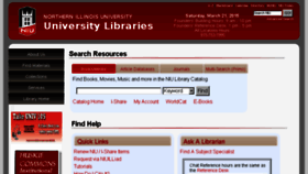 What Ulib.niu.edu website looked like in 2015 (9 years ago)
