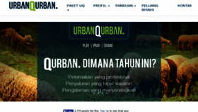 What Urbanqurban.com website looked like in 2015 (9 years ago)